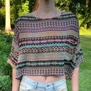 Boho crop top